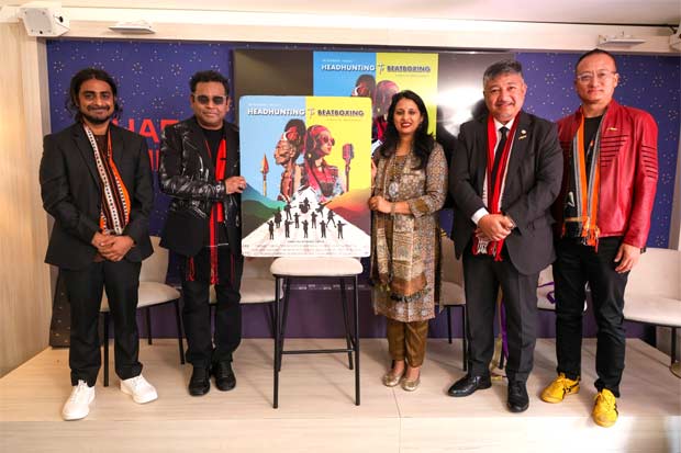 Cannes 2024 AR Rahman launches doc-feature Headhunting to Beatboxing poster at the Bharat Pavilion This is a celebration of this universal rhythm