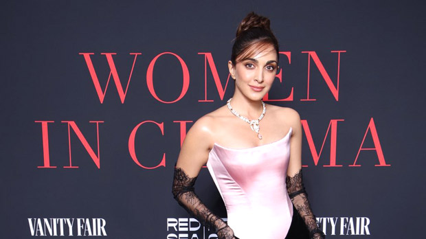 Cannes 2024 Kiara Advani exudes glam in off-shoulder silk pink and black gown paired with lace gloves and a bow at Cinema Gala dinner, see pics 