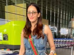 Chahat Khanna keeps it cool & casual as she gets clicked at Mumbai Airport