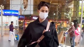 Disha Patani is all masked up in her comfy airport look