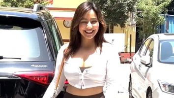 Fitness on priority! Neha Sharma poses for paps outside gym