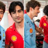 Ibrahim Ali Khan meets F1 star Charles Leclerc at Miami Grand Prix, photos go viral