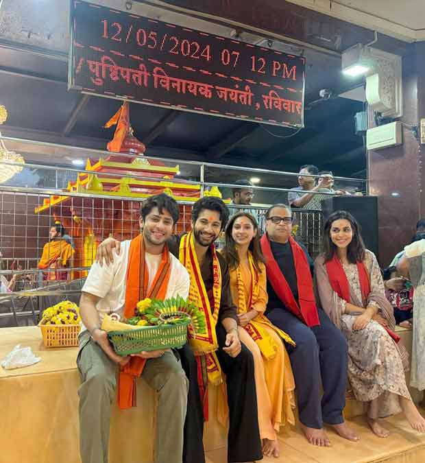 Ishq Vishk Rebound cast seeks blessings at Siddhivinayak temple