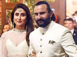 Kareena Kapoor and Saif Ali Khan share an adorable moment in front of paparazzi Kareena Kapoor and Saif Ali Khan share an adorable moment in front of paparazzi