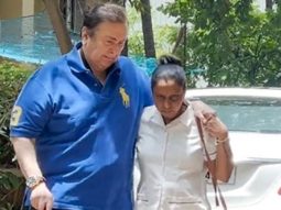 Kareena & Karisma Kapoor’s parents, Randhir Kapoor & Babita Kapoor get clicked by paps