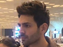 Kartik Aaryan poses for paps as he gets clicked at the airport