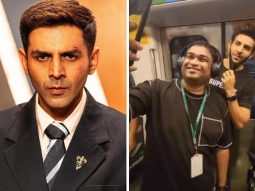 Kartik Aaryan takes the Metro to beat the Mumbai traffic, clicks pictures with fans