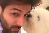 Katori showering in all the love for Kartik Aaryan as he leaves for a Sunday shoot