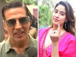 Lok Sabha Elections 2024: Akshay Kumar, Janhvi Kapoor, Farhan Akhtar, Ranveer Singh, Sanya Malhotra & other Bollywood stars step out to vote in Mumbai 