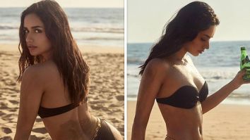 Manushi Chillar sizzles in brown bikini as she launches sustainable swimwear brand Dweep, see pics