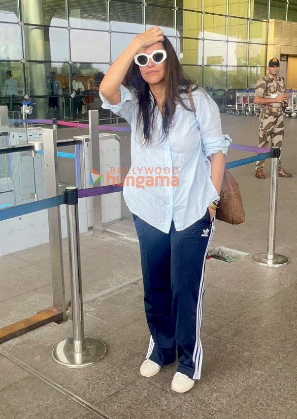 photos alaya f pooja bedi rashmika mandanna and neha dhupia snapped at the airport 3
