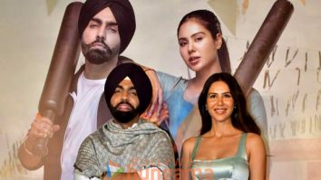 Photos: Ammy Virk, Sonam Bajwa and others attend the trailer launch of their Punjabi film Kudi Haryane Val Di