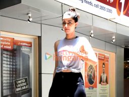 Photos: Ananya Panday spotted outside the gym in Pali Hill