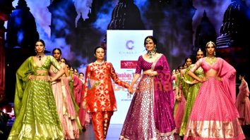 Photos: Dia Mirza walks for Chaula Heritage at Bombay Times Fashion Week 2024