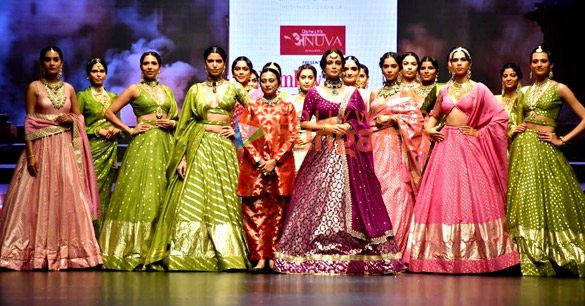 photos dia mirza walk for chaula heritage at bombay times fashion week 2024 2