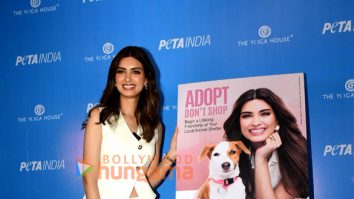 Photos: Diana Penty snapped at PETA India’s “Adopt – Don’t Shop” print campaign launch at The Yoga House, Bandra