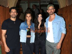 Photos: Hrithik Roshan, Saba Azad, Farhan Akhtar and Shibani Dandekar snapped in Bandra
