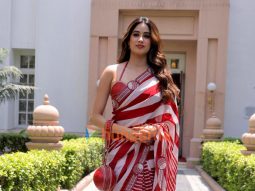 Photos: Janhvi Kapoor snapped in New Delhi for Mr & Mrs Mahi promotions