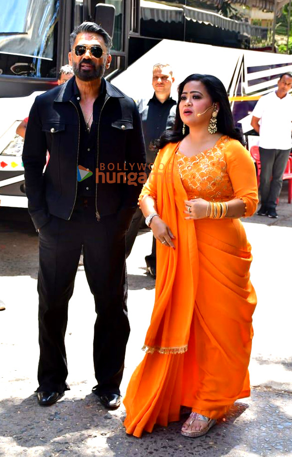 photos madhuri dixit suniel shetty ankita lokhande and bharti singh snapped on the sets of dance deewane 4 1