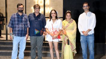 Photos: Neena Gupta, Sanvikaa, Zakir Khan and others snapped at the special screening of TVF’s Panchayat season 3 in Mumbai
