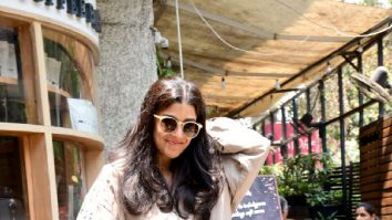 Photos: Nimrat Kaur snapped outside a cafe in Bandra