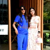 Photos: Rasha Thadani and Pragya Kapoor spotted at a restaurant in Bandra