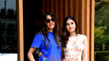 Photos: Rasha Thadani and Pragya Kapoor spotted at a restaurant in Bandra