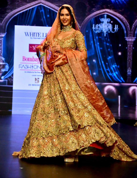 Photos: Sonam Bajwa walk for Navnit Sandhu at Bombay Times Fashion Week 2024