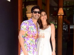 Photos: Varun Dhawan and Kriti Sanon host a brunch at Gigi in Bandra, Mumbai