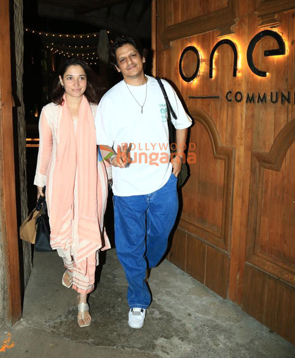 Photos: Vijay Varma and Tamannaah Bhatia snapped at One8 Commune in Juhu