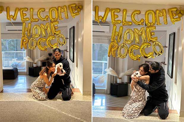 Priya Banerjee and Prateik Patil Babbar welcome a new puppy; name him ‘Rocco’