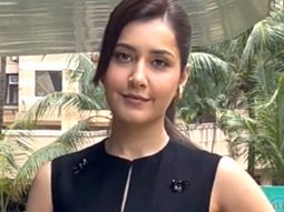 Raashii Khanna donnes a beautiful black outfit as she poses for paps