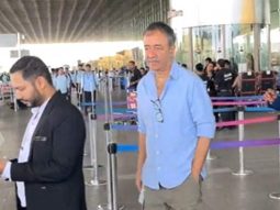 Rajkumar Hirani smiles for paps as he gets clicked at the airport