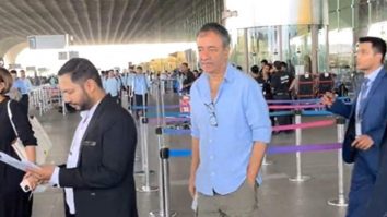 Rajkumar Hirani smiles for paps as he gets clicked at the airport