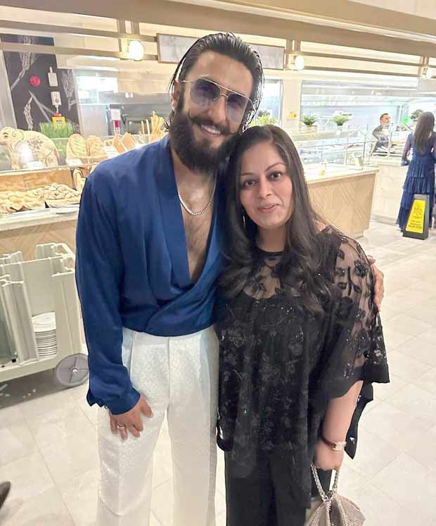 Ranveer Singh looks dapper as he poses with guests at Anant Ambani ...