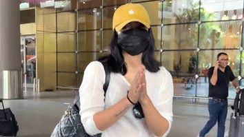 Rashmika Mandanna is all masked up as she gets clicked by paps at the airport