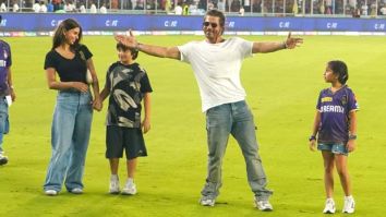 Shah Rukh Khan celebrates KKR’s victory with family at Ahmedabad stadium, delights fans with iconic pose