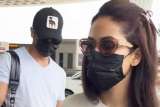 Shahid Kapoor hides his clean shaved look as he gets clicked with wife Mira Rajput