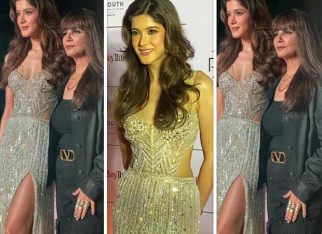 Shanaya Kapoor dazzles in shimmery plunging neckline corset & thigh-high slit skirt worth Rs. 1.75 lakh as she turns showstopper for Neeta Lulla