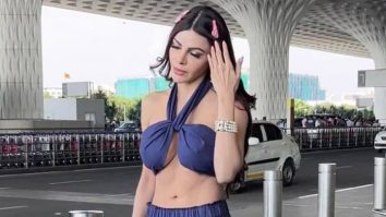 Sherlyn Chopra looks stunning in this blue outfit at the airport