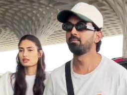 Such a good looking couple! Athiya Shetty & KL Rahul at the airport