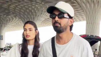 Such a good looking couple! Athiya Shetty & KL Rahul at the airport