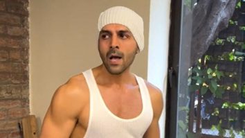 The champion trains hard playing his theme song in background! Kartik Aaryan