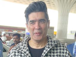 Manish Malhotra’s hoodie elevates his airport look