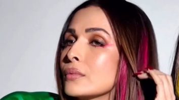 A pop of colour lightens up the entire look! Malaika Arora