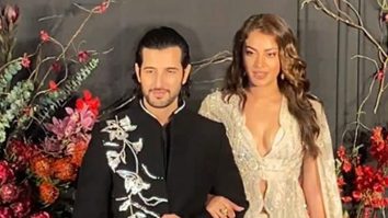Aditya Seal poses with wife Anushka Ranjan at Sonakshi Sinha & Zaheer Iqbal’s reception