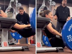 Alia Bhatt crushing leg workout with 40 kg barbell hip thrusts is pure fire, watch