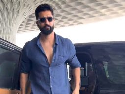 Always dapper! Vicky Kaushal strikes a pose for paps at the airport