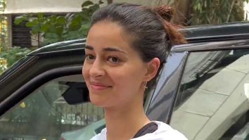 Ananya Panday smiles for paps as she gets clicked post workout routine