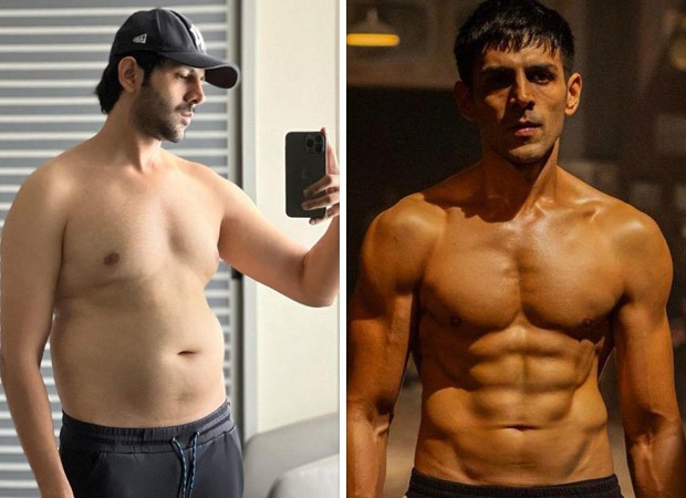 Chandu Champion: Karthik Aaryan shares a photo showing his body fat percentage dropping from 39% to 7% in just 14 months: 
